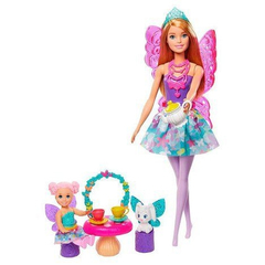 Barbie Dreamtopia Dia de Pets Festa do Chá GJK50 Mattel