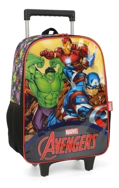 Mochila de Rodinhas Avengers Marvel - Luxcel