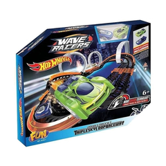 Pista Hot Wheels Triple Sky Loop Wave Racers