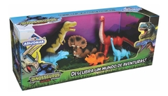 Coleção Com 6 Dinossauros Evolução - Adijomar Brinquedos - comprar online