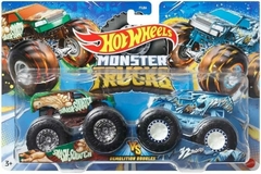 Hot Wheels Monster Trucks Smash Squatsh com 2 - Mattel