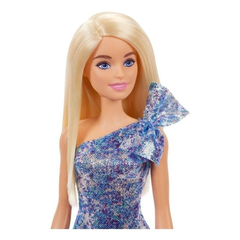 Boneca Barbie Loira Vestido Azul GRB32 - Mattel - comprar online