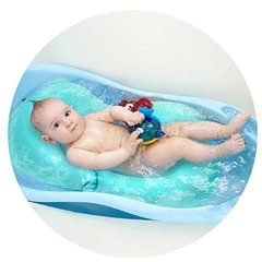 Almofada Banho Baby Azul - Buba na internet