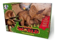 Boneco Dinossauro Dino World Triceratops