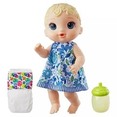 Boneca Baby Alive Hora do Xixi Loira - Hasbro - DecorToys Presentes & Brinquedos