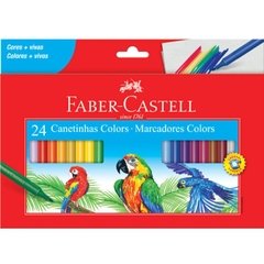 Canetinha 24 Cores - Faber Castell