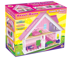 Casinha de Bonecas em Madeira Sweet Home - Brinquedos Junges - comprar online