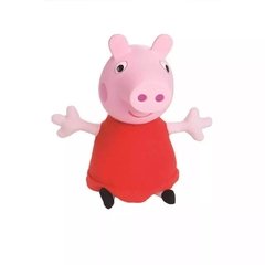 Pelúcia Peppa Pig com Cabeça De Vinil - Estrela