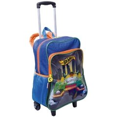 Mochilete Grande com Bolso 2 em 1 Hot Wheels 19M Plus - Sestini