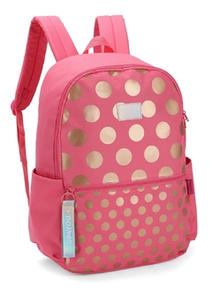 Mochila de Costas UP4YOU Rosa com Bolinhas MS46711UP - Luxcel 2024 - comprar online