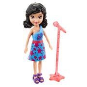 Boneca Polly Pocket Crissy e Instrumento musical