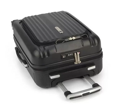 Mala de Bordo com Porta Notebook 360º Cadeado TSA Argos Preto - Luxcel - comprar online