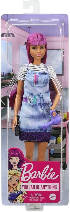 Barbie Profissões - Barbie Cabeleleira - GTW36