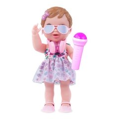 Boneca Pop Star Baby's Collection Menina - Super Toys