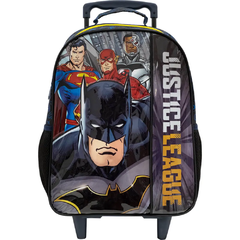 Mochila Com Rodinhas 16 Liga Da Justiça R2/21 9520 - Xeryus