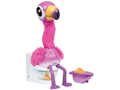 Pelúcia Little Live Pets Flamingo - Emite Som Interativo - DecorToys Presentes & Brinquedos