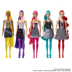 Boneca Barbie Color Reveal Monocromático 7 Surpresas Mattel na internet