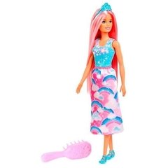 Boneca Barbie Princesa Cabelos Coloridos Mattel FXR94