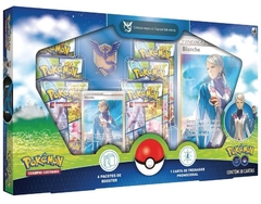 Box Pokémon GO Coleção Especial Sabedoria Treinador Blanche 38 Cartas - Copag