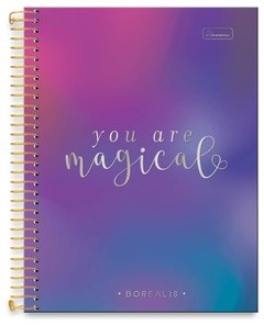 Caderno espiral Borealis 80 folhas