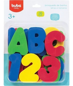 Brinquedos para Banho Letras e Números - Buba Baby