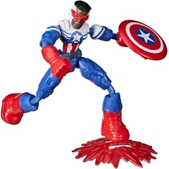 Boneco Capitão América Marvel Avengers - Bend And Flex Falcon
