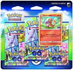 Blister Triplo Pokémon GO Charmander 19 Cartas - Copag
