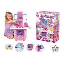 Cozinha Infantil Big Star Pia Fogão Panelinhas - comprar online