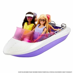 BARBIE ENTRETENIMENTO BARCO C/BONECAS MERMAID POWER UNIDADE HHG60 - MATTEL - DecorToys Presentes & Brinquedos