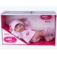 Boneca Anny Doll Bebê Reborn Baby Menina - Cotiplás