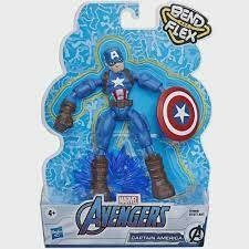Boneco Capitão América Bend and Flex Marvel Avengers E7869 - Hasbro
