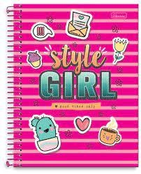 Caderno Espiral Style Girl 96 folhas - comprar online