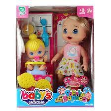 Bonecas Papinha Sapeca - Baby's Collection - Super Toys