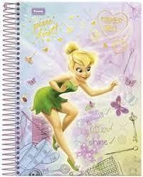 Caderno Espiral Tinker Bell 96 folhas (206) - comprar online