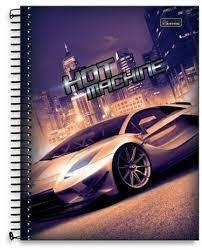 Caderno Espiral 1/4 Hot Machine 96 Folhas - comprar online