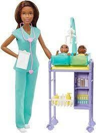 Boneca Barbie Pediatra Negra - comprar online