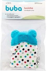 Luvinha Mordedor Bebê Silicone Urso Azul Buba - Buba Toys - comprar online