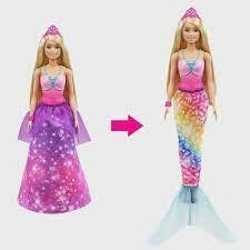 Barbie Dreamtopia Barbie Princesa 2 em 1 na internet