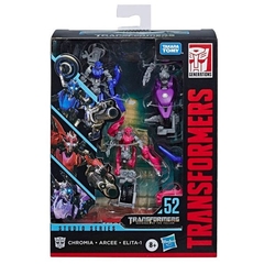 Boneco Transformers Generations - 12 Cm - Studio - Serie Deluxe - Chromia / Arcee / Elita-1 - Hasbro - E0701