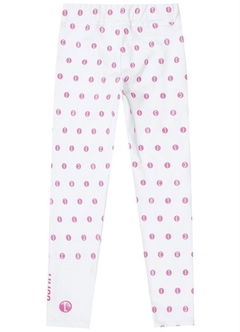 CALCA LEGGING LILICA BRANCA ESTAMPA BOLINHAS 10112955 TAM 5