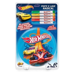 Hot Wheels Livro Pinte E Lave Radical - Fun F00165