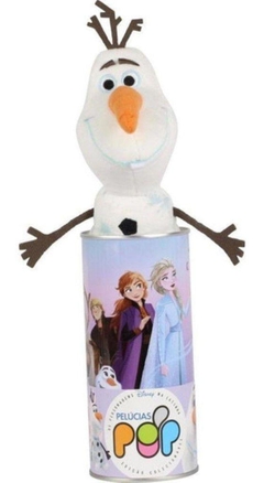 Pelucia Pop Na Latinha Personagem Olaf Frozen