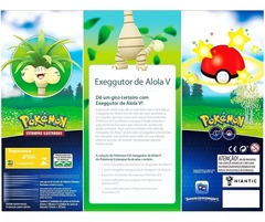 Box Pokémon GO Exeggutor de Alola V 38 Cartas - Copag - loja online