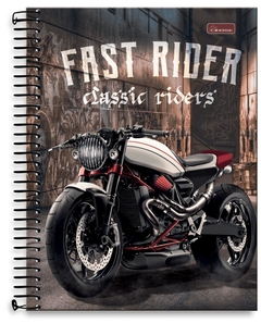 Caderno Espiral Fast Rider 96 folhas na internet
