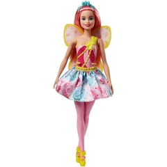 Boneca Barbie Fada Dreamtopia Cabelo Rosa