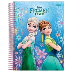 Caderno Univ Frozen Fever 200 folhas 10 Matérias Jandaia