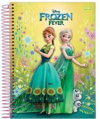 Caderno Espiral Frozen 96 folhas - comprar online