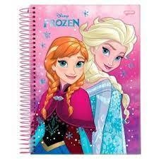 Caderno Espiral Frozen 96 folhas - comprar online