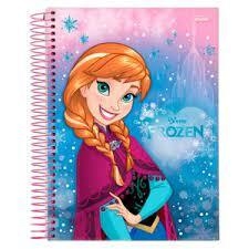 Caderno Espiral Frozen 96 folhas na internet