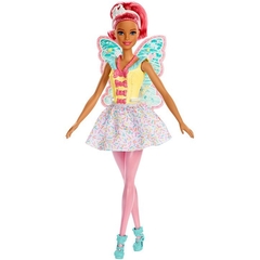 Boneca Barbie Fada Dreamtopia Cabelo Rosa FXT03 - Mattel